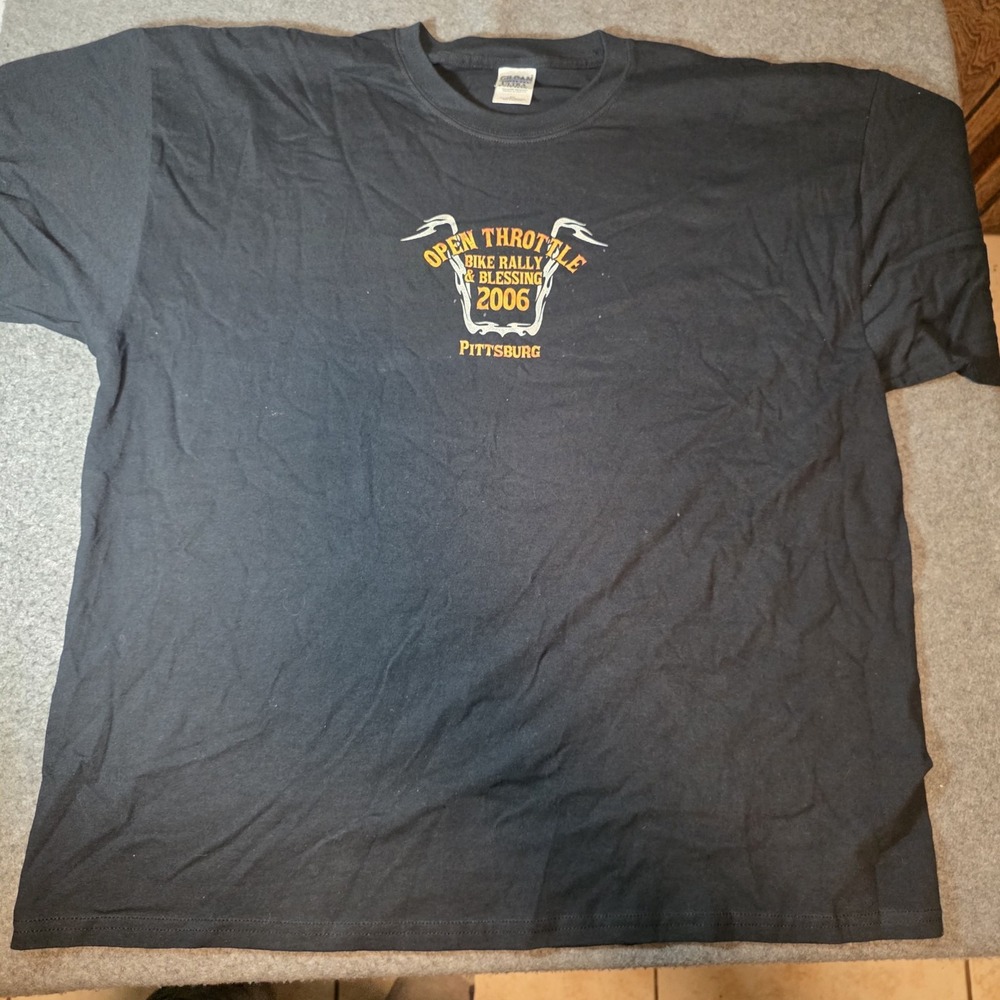 Open Throttle Bike Rally & Blessing Short Sleeve 2xl V1